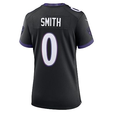 Women's Nike Roquan Smith Black Baltimore Ravens Alternate Game Jersey