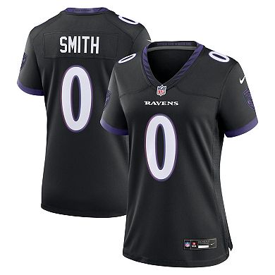 Women's Nike Roquan Smith Black Baltimore Ravens Alternate Game Jersey
