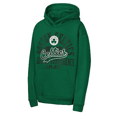 Youth Outerstuff Kelly Green Boston Celtics Sweep Hoodie