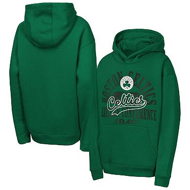 Youth Outerstuff Kelly Green Boston Celtics Sweep Hoodie