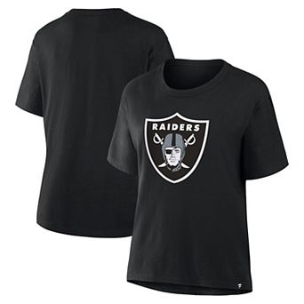 Women's Fanatics Black Las Vegas Raiders Essential Legacy T-Shirt