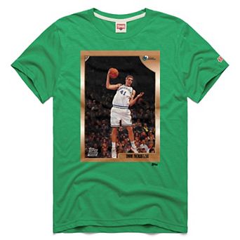 Unisex Homage Dirk Nowitzki Green Dallas Mavericks Topps Trading Card Player Tri-Blend T-Shirt