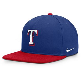 Men's Nike Royal/Red Texas Rangers Primetime Pro Dri-FIT Snapback Hat