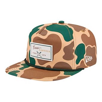 Men's New Era Camo Texas Rangers Duck 19TWENTY Adjustable Hat