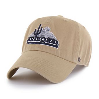 Men's '47 Khaki Arizona Wildcats Vault Clean Up Adjustable Hat