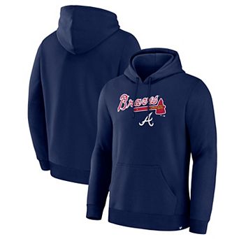 Men's Fanatics Navy Atlanta Braves Lock-Up Legacy Hoodie