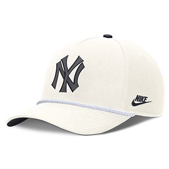 Men's Nike Cream New York Yankees Cooperstown Rise Adjustable Hat