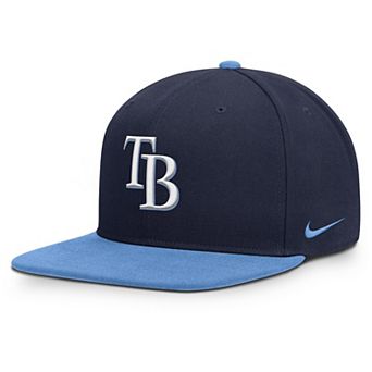 Men's Nike Navy/Light Blue Tampa Bay Rays Primetime Pro Dri-FIT Snapback Hat