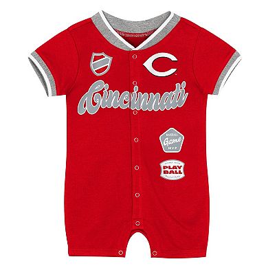 Infant Outerstuff Red Cincinnati Reds Pinch Coverall