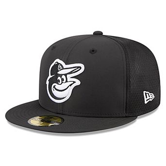 Men's New Era Black Baltimore Orioles 2026 Batting Practice 59FIFTY Fitted Hat