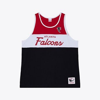 Men's Mitchell & Ness Black/Red Atlanta Falcons Head Coach Tank Top