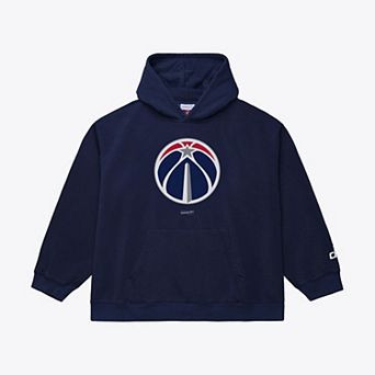 Men's Mitchell & Ness Navy Washington Wizards Basic Fleece Hoodie