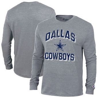 Men's Champion Gray Dallas Cowboys Ultimate Tri-Blend T-Shirt