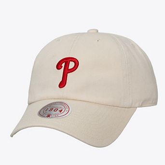 Unisex Mitchell & Ness Cream Philadelphia Phillies Off-Season 1904 Strapback Adjustable Hat