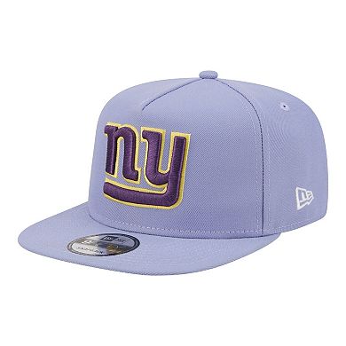 Men's New Era Lavender New York Giants Bloom A-Frame 9FIFTY Snapback Hat