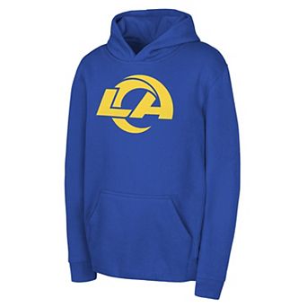 Youth Outerstuff Royal Los Angeles Rams Primary Logo Fleece Hoodie