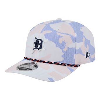 Men's New Era White Detroit Tigers Camo Rope 9SEVENTY Adjustable Hat