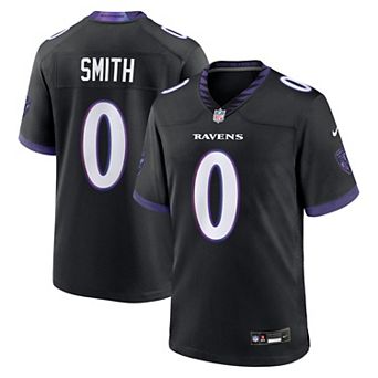Men's Nike Roquan Smith Black Baltimore Ravens Alternate Game Jersey