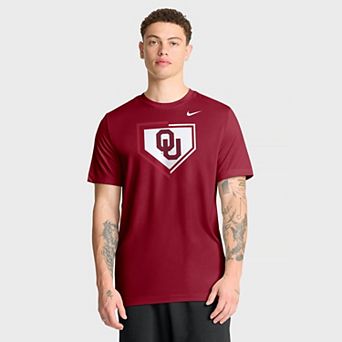 Men's Nike Crimson Oklahoma Sooners Primetime Baseball Icon Legend Dri-FIT T-Shirt
