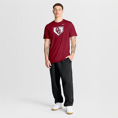 Men's Nike Crimson Oklahoma Sooners Primetime Baseball Icon Legend Dri-FIT T-Shirt