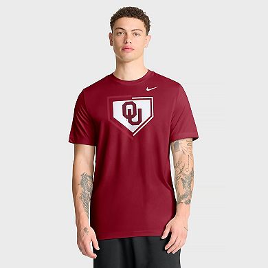 Men's Nike Crimson Oklahoma Sooners Primetime Baseball Icon Legend Dri-FIT T-Shirt