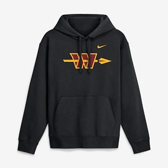 Men's Nike Black Washington Commanders Franchise Focus Club Fleece Hoodie
