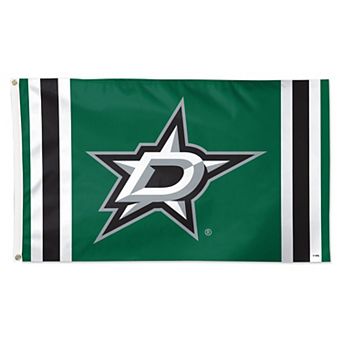WinCraft Dallas Stars 3' x 5' Logo Stripe Deluxe Single-Sided Flag