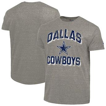 Men's Champion Gray Dallas Cowboys Ultimate Tri-Blend T-Shirt