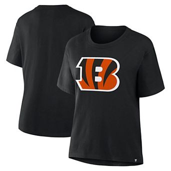 Women's Fanatics Black Cincinnati Bengals Essential Legacy T-Shirt