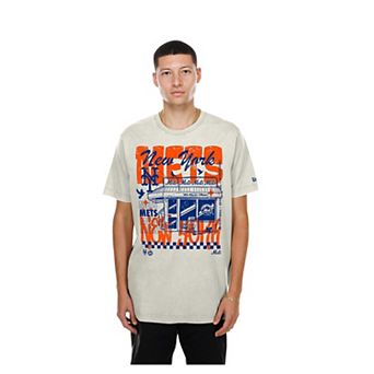Men's New Era Cream New York Mets Injection Lifestyle Foodie Fashion T-Shirt