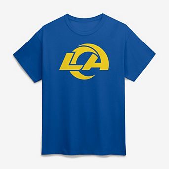Men's Logo Athletic Royal Los Angeles Rams Primary Logo T-Shirt