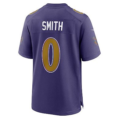 Men's Nike Roquan Smith Purple Baltimore Ravens Alternate Game Jersey