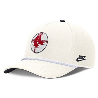 Men's Nike Cream Boston Red Sox Cooperstown Rise Adjustable Hat