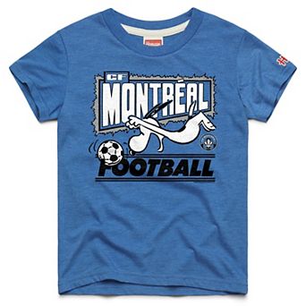 Youth Homage Blue CF Montreal MLS x Peanuts Snoopy Graphic Tri-Blend T-Shirt