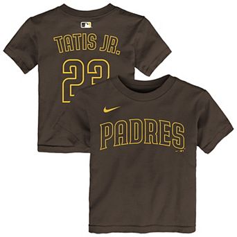 Infant Nike Fernando Tatis Jr. Brown San Diego Padres Name & Number T-Shirt