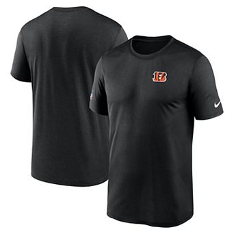 Men's Nike Black Cincinnati Bengals Sideline Legend Small Logo Dri-FIT T-Shirt
