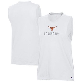 Women's Champion White Texas Longhorns Lifestyle Tank Top