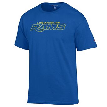 Men's Champion Royal Los Angeles Rams Wordmark T-Shirt