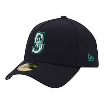 Men's New Era Navy Seattle Mariners A-Frame 59FORTY Fitted Hat