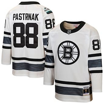 Youth Mitchell & Ness David Pastrnak White Boston Bruins 2019 All-Star Game Power Play Jersey
