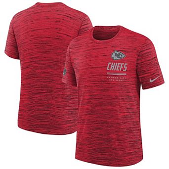 Youth Nike Red Kansas City Chiefs Sideline Velocity Dri-FIT T-Shirt