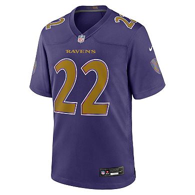 Men's Nike Derrick Henry Purple Baltimore Ravens Alternate Game Jersey