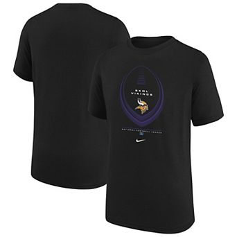 Youth Nike Black Minnesota Vikings Icon Legend Dri-FIT T-Shirt