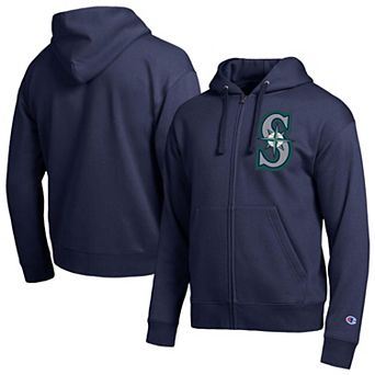 Men's Champion Navy Seattle Mariners All-Star Full-Zip Hoodie