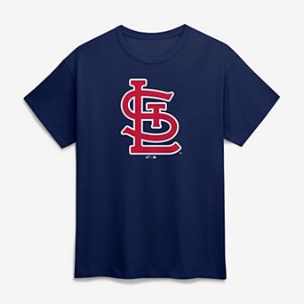 Men's Logo Athletic Navy St. Louis Cardinals Official Logo T-Shirt