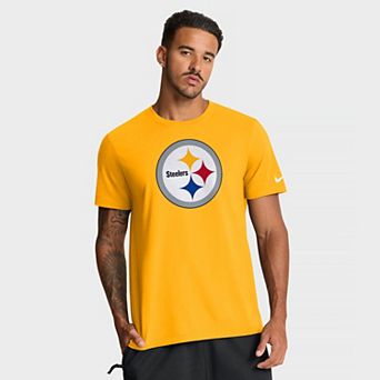 Men's Nike Gold Pittsburgh Steelers Essential Logo T-Shirt