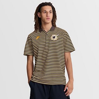 Men's Nike Brown San Diego Padres Cooperstown Collection Dri-FIT Victory Striped Polo