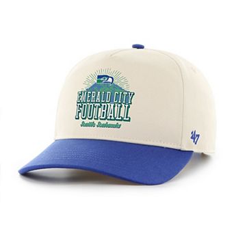 Men's '47 Natural/Green Seattle Seahawks Two-Tone Hitch Adjustable Hat