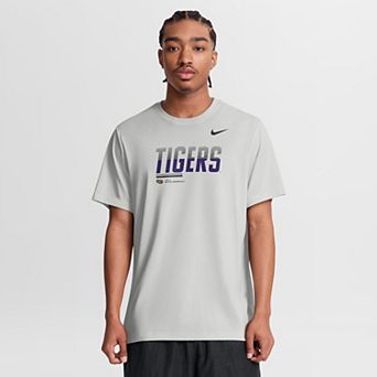 Men's Nike Gray LSU Tigers Sideline Legend Dri-FIT T-Shirt
