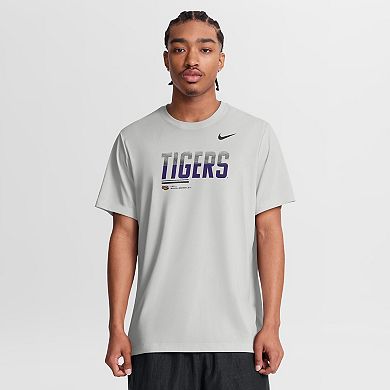 Men's Nike Gray LSU Tigers Sideline Legend Dri-FIT T-Shirt